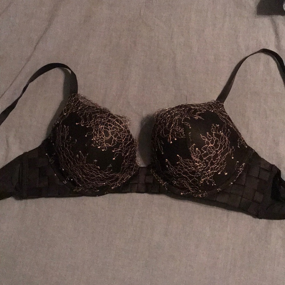 Sexy padded lingerie Victoria Secret lace bra.